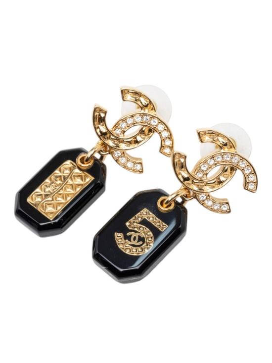 Chanel Jewelry - Chanel Cc Logo Stud Earrings Gold-Tone #287906C12B